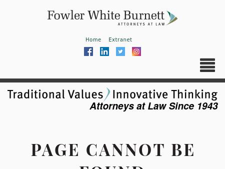 Fowler White Burnett P.A.