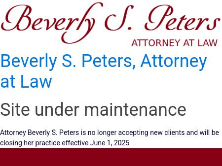 Beverly S. Peters and Associates, P.C. - Elkhart IN Lawyers