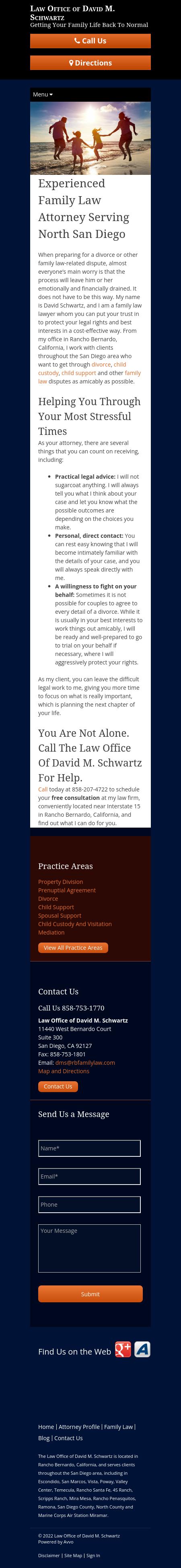 Law Office of David M. Schwartz - San Diego CA Lawyers