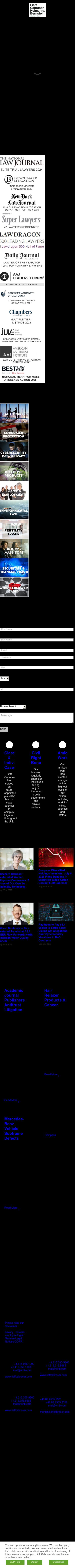 Lieff Cabraser Heimann & Bernstein, LLP - San Francisco CA Lawyers