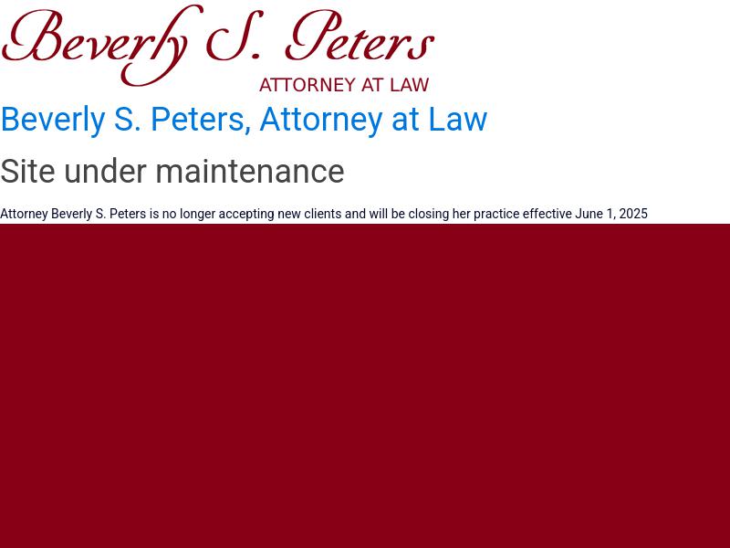 Beverly S. Peters and Associates, P.C. - Elkhart IN Lawyers