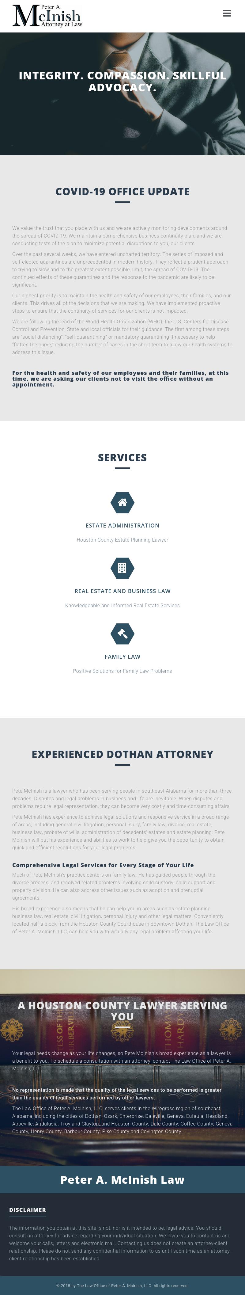 The Law Office of Peter A. McInish, LLC - Dothan AL Lawyers